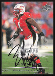 Erin Henderson Autographed 2008 Upper Deck Rookie Card #236 Minnesota Vikings SKU #260585
