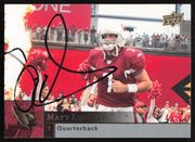 Matt Leinart Autographed 2009 Upper Deck Card #6 Arizona Cardinals SKU #260588