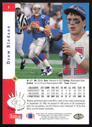 Drew Bledsoe Autographed 1993 Upper Deck SP Rookie Card #9 New England Patriots SKU #260590