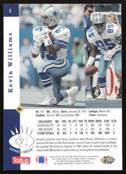 Kevin Williams Autographed 1993 Upper Deck SP Rookie Card #3 Dallas Cowboys SKU #260592