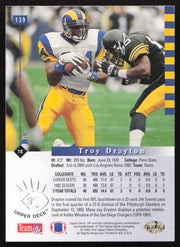 Todd Drayton Autographed 1993 Upper Deck SP Rookie Card #139 Los Angeles Rams SKU #260609