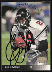 Eric Dickerson Autographed 1993 Upper Deck SP Card #19 Atlanta Falcons SKU #260611