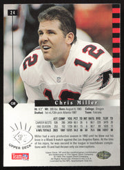 Chris Miller Autographed 1993 Upper Deck SP Card #24 Atlanta Falcons SKU #260616