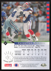 Cornelius Bennett Autographed 1993 Upper Deck SP Card #28 Buffalo Bills SKU #260617