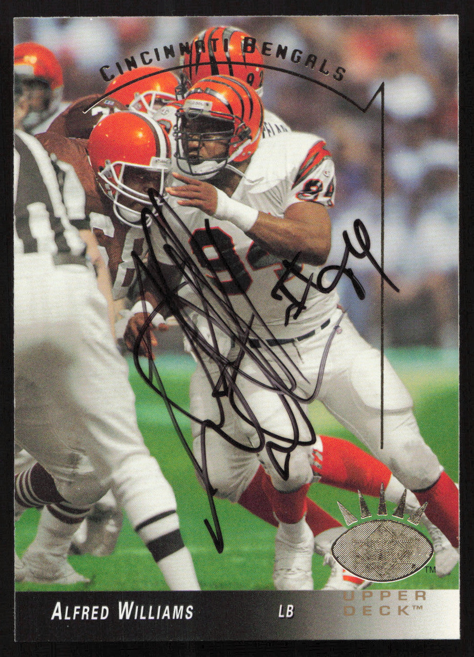 Alfred Williams Autographed 1993 Upper Deck SP Card #53 Cincinnati Bengals SKU #260620