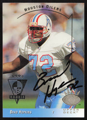 Brad Hopkins Autographed 1993 Upper Deck SP Rookie Card #103 Houston Texans SKU #260624