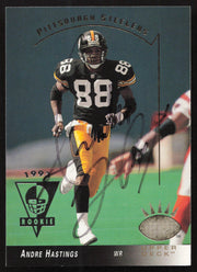 Andre Hastings Autographed 1993 Upper Deck SP Card #222 Pittsburgh Steelers SKU #260628