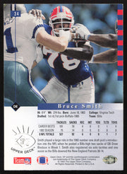Bruce Smith Autographed 1993 Upper Deck SP Card #34 Buffalo Bills SKU #260631