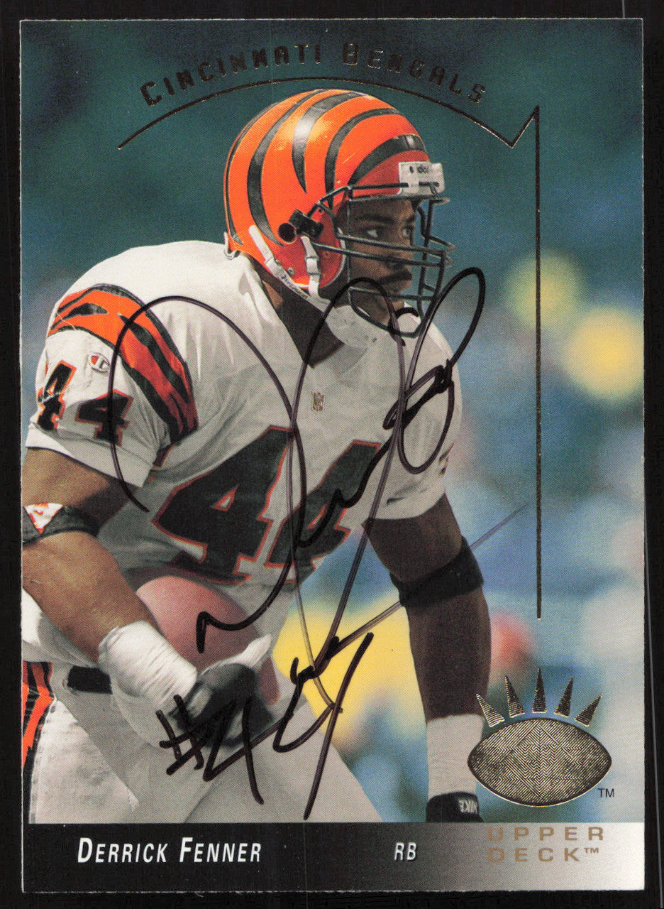 Derrick Fenner Autographed 1993 Upper Deck SP Card #46 Cincinnati Bengals SKU #260637