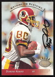 Desmond Howard Autographed 1993 Upper Deck SP Card #266 Washington Redskins SKU #260639