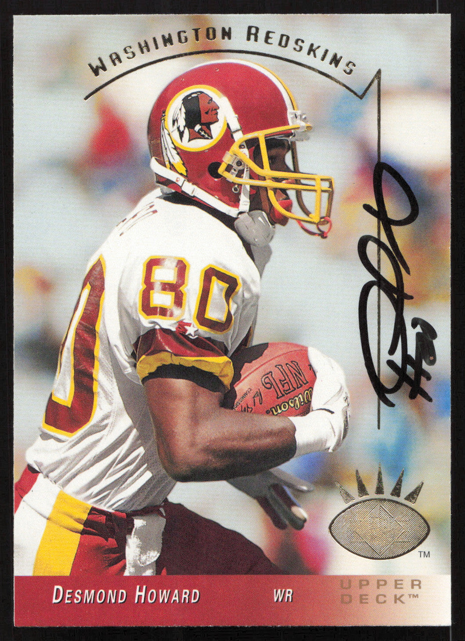 Desmond Howard Autographed 1993 Upper Deck SP Card #266 Washington Redskins SKU #260639