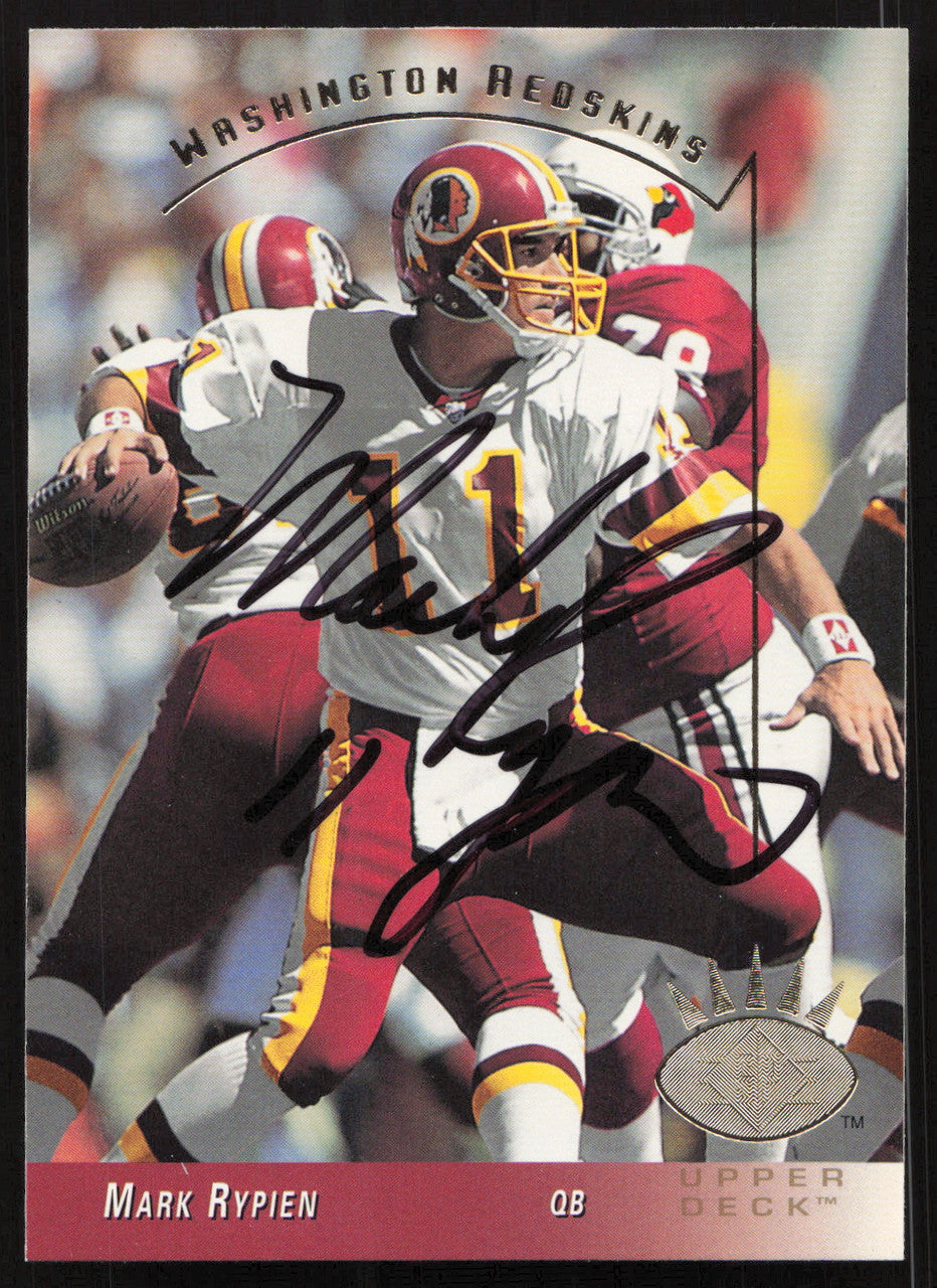 Mark Rypien Autographed 1993 Upper Deck SP Card #269 Washington Redskins SKU #260643