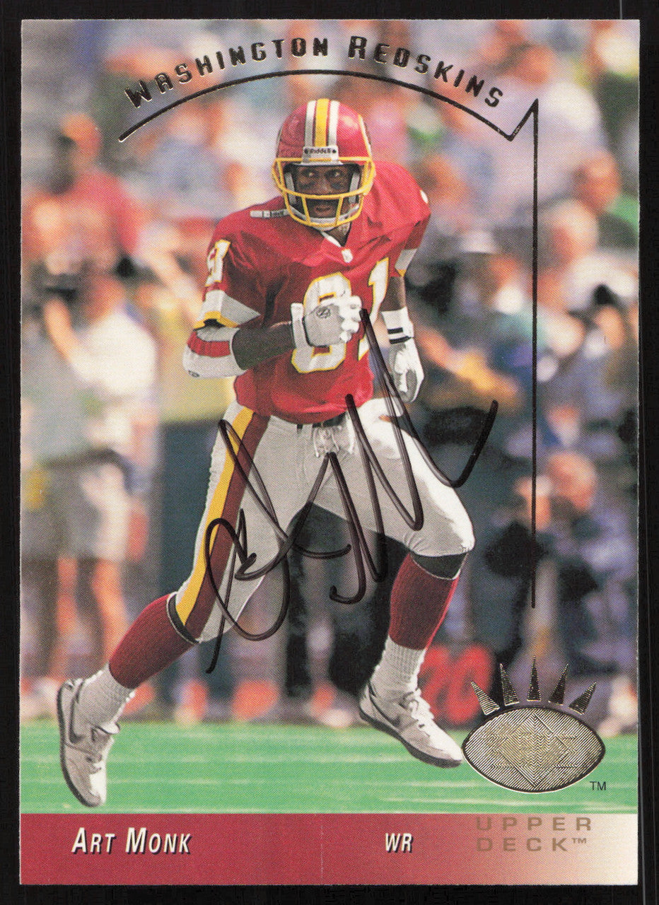 Art Monk Autographed 1993 Upper Deck SP Card #268 Washington Redskins SKU #260644
