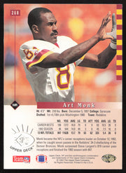 Art Monk Autographed 1993 Upper Deck SP Card #268 Washington Redskins SKU #260644