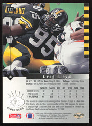 Greg Lloyd Autographed 1993 Upper Deck SP Card #223 Pittsburgh Steelers SKU #260653