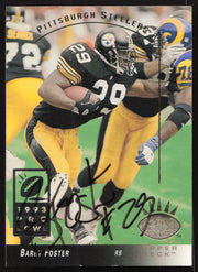 Barry Foster Autographed 1993 Upper Deck SP Card #218 Pittsburgh Steelers SKU #260654