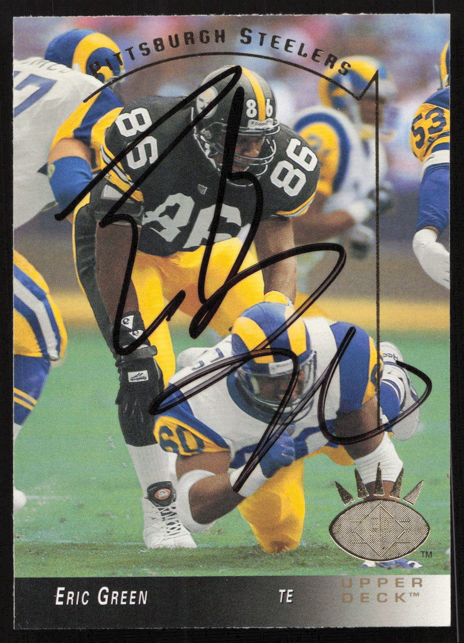 Eric Green Autographed 1993 Upper Deck SP Card #219 Pittsburgh Steelers SKU #260657