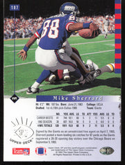 Mike Sherrard Autographed 1993 Upper Deck SP Card #187 New York Giants SKU #260667
