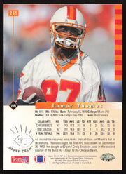 Lamar Thomas Autographed 1993 Upper Deck SP Rookie Card #261 Tampa Bay Buccaneers SKU #260683