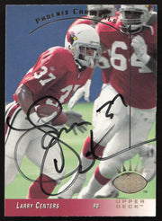 Larry Centers Autographed 1993 Upper Deck SP Card #211 Arizona Cardinals SKU #260691