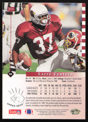 Larry Centers Autographed 1993 Upper Deck SP Card #211 Arizona Cardinals SKU #260691