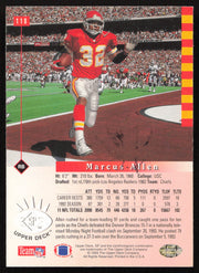 Marcus Allen Autographed 1993 Upper Deck SP Card #118 Kansas City Chiefs SKU #260705