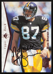 Mark Bruener Autographed 1995 Upper Deck SP Rookie Card #183 Pittsburgh Steelers SKU #260720