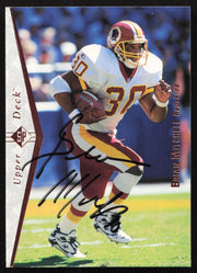 Brian Mitchell Autographed 1995 Upper Deck SP Card #108 Washington Redskins SKU #260726
