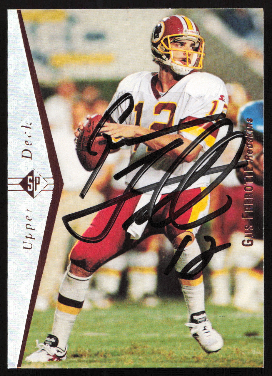Gus Frerotte Autographed 1995 Upper Deck SP Card #107 Washington Redskins SKU #260727