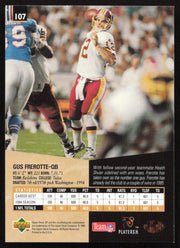 Gus Frerotte Autographed 1995 Upper Deck SP Card #107 Washington Redskins SKU #260727