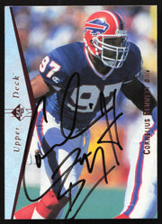 Cornelius Bennett Autographed 1995 Upper Deck SP Card #116 Buffalo Bills SKU #260729