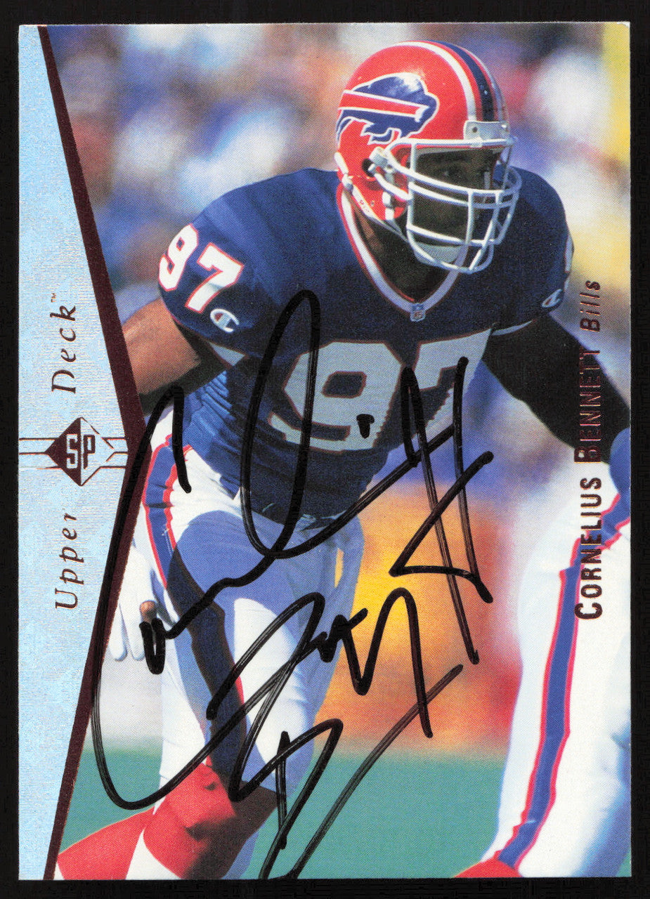 Cornelius Bennett Autographed 1995 Upper Deck SP Card #116 Buffalo Bills SKU #260729