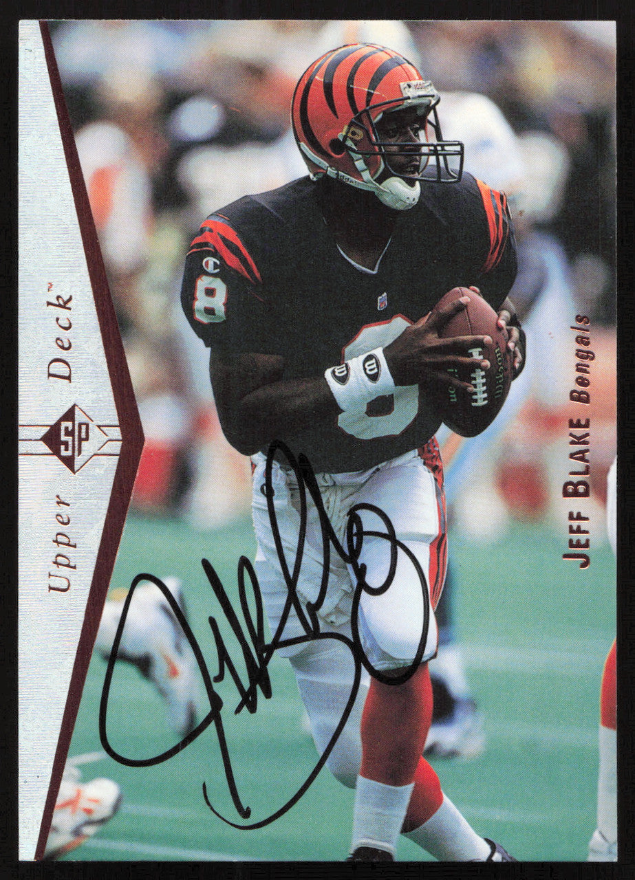 Jeff Blake Autographed 1995 Upper Deck SP Card #119 Cincinnati Bengals SKU #260733