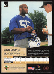 Quentin Coryatt Autographed 1995 Upper Deck SP Card #145 Indianapolis Colts SKU #260735