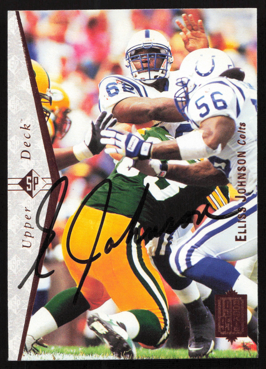 Ellis Johnson Autographed 1995 Upper Deck SP Card #144 Indianapolis Colts SKU #260736