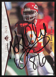 Willie Davis Autographed 1995 Upper Deck SP Card #153 Kansas City Chiefs SKU #260739