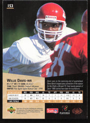 Willie Davis Autographed 1995 Upper Deck SP Card #153 Kansas City Chiefs SKU #260739