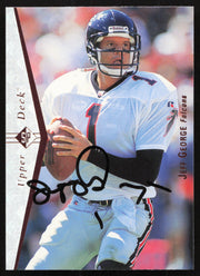 Jeff George Autographed 1995 Upper Deck SP Card #26 Atlanta Falcons SKU #260742