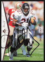 Eric Metcalf Autographed 1995 Upper Deck SP Card #24 Atlanta Falcons SKU #260745
