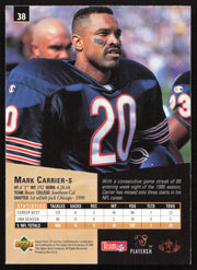 Mark Carrier Autographed 1995 Upper Deck SP Card #38 Chicago Bears SKU #260746