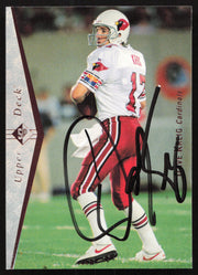 Dave Krieg Autographed 1995 Upper Deck SP Card #87 Arizona Cardinals SKU #260749