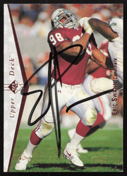 Eric Swann Autographed 1995 Upper Deck SP Card #89 Arizona Cardinals SKU #260750