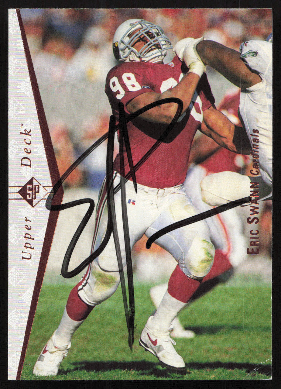 Eric Swann Autographed 1995 Upper Deck SP Card #89 Arizona Cardinals SKU #260750