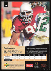 Eric Swann Autographed 1995 Upper Deck SP Card #89 Arizona Cardinals SKU #260750