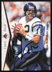 Stan Humphries Autographed 1995 Upper Deck SP Card #191 San Diego Chargers SKU #260759