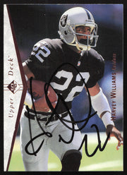 Harvey Williams Autographed 1995 Upper Deck SP Card #160 Los Angeles Raiders SKU #260768