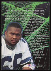 Sam Adams Autographed 1994 Fleer Ultra First Rounder Rookie Card #1 Seattle Seahawks SKU #260809