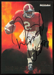 David Palmer Autographed 1994 Fleer NFL Prospects Rookie Card #19 Minnesota Vikings SKU #260812