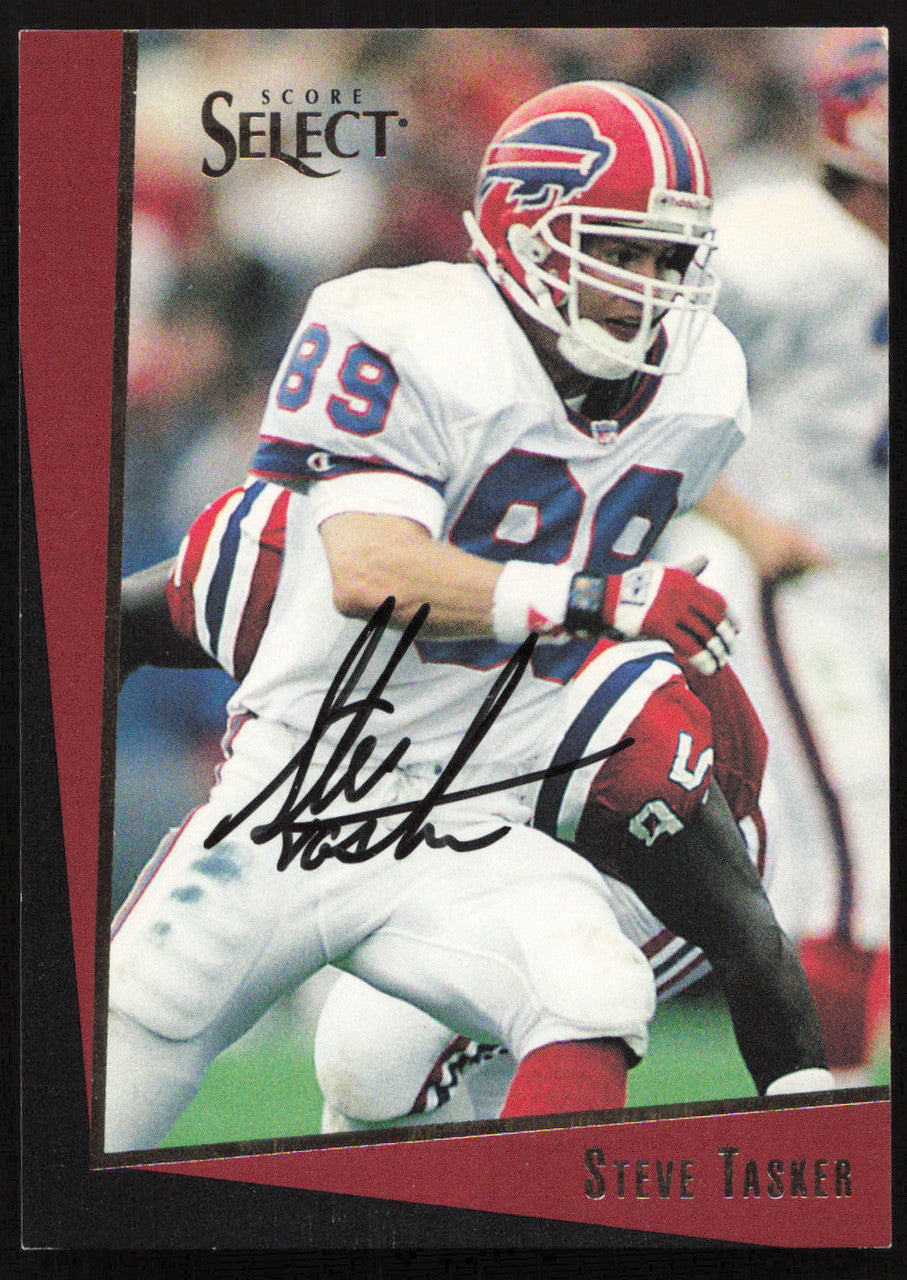 Steve Tasker Autographed 1993 Score Select Card #192 Buffalo Bills SKU #260841