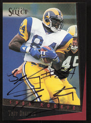 Troy Drayton Autographed 1993 Score Select Rookie Card #183 Los Angeles Rams SKU #260845